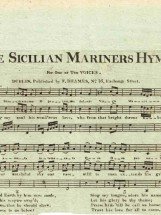 The Sicilian Mariners Hymn, Published in Dublin by F.Rhames. No 16 Exchange street c.1795