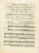 Peggy Bawn Published in Dublin C. 1780