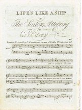 Life’s like a ship or The Sailors Allegory by George Saville Carey C. 1784